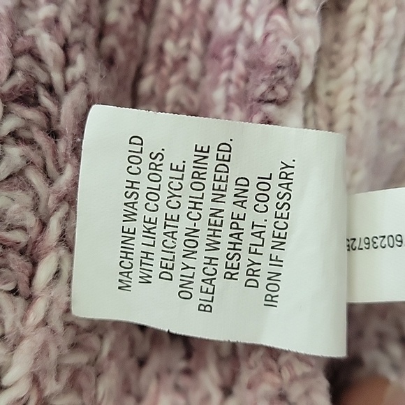 Falks Creek Womens Pretty Pink Open Front Knit Cardigan Sweater Size L/XL - Picture 10 of 10